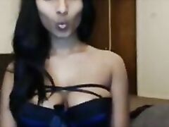 Indian webcam striptease and dance show.